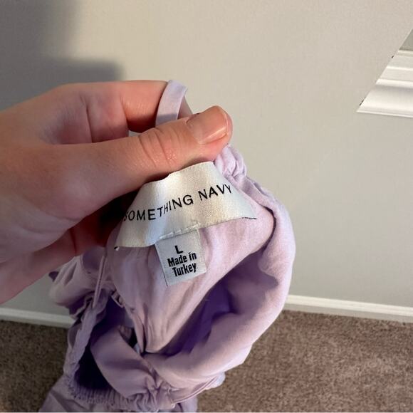 ShopBop Something Navy Purple Lilac Cutout Maxi Dress Large - Picture 10 of 11